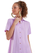 Carregar imagem no visualizador da galeria, Image 03: Blueman Shirtdress Chemise Eva Roxo
