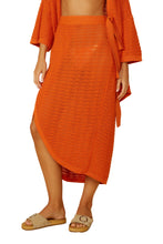 Carregar imagem no visualizador da galeria, Gallery: Blueman Beach Skirt Laranja-Tricot Saia
