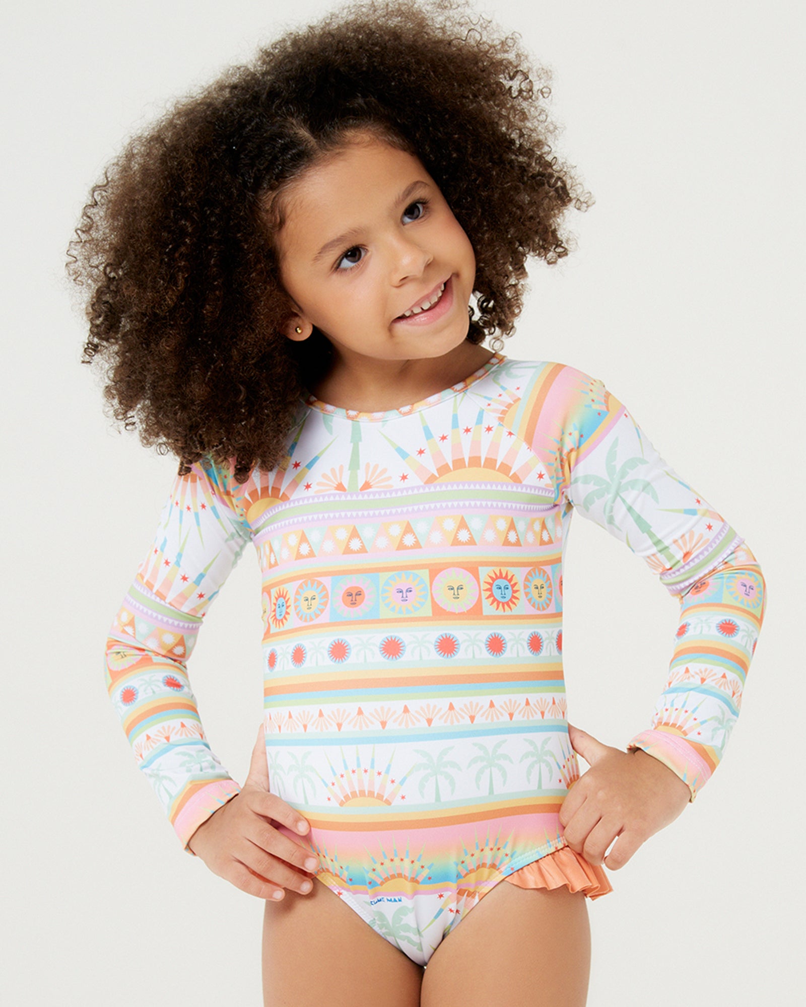 Gallery: Blueman Girl's One-Piece Maio Amber Saudacao Ao Sol Inf