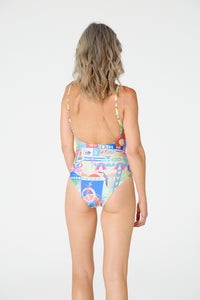 Model Back: Blueman One-Piece Maio Atracao 1972