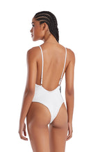 Carregar imagem no visualizador da galeria, Model Back: Blueman One-Piece Maio Belize Textura Softcell-Off White

