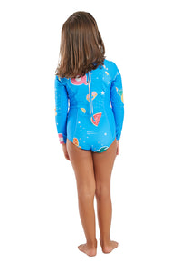 Image 06: Blueman Girl's One-Piece Maio John Manga Longa Sticker