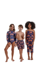 Carregar imagem no visualizador da galeria, Image 08: Blueman Girl&#39;s One-Piece Maio Long John Açaí
