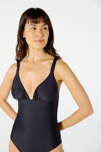 Image 06: Blueman One-Piece Maio Malibu Liso Preto