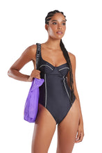 Carregar imagem no visualizador da galeria, Image 02: Blueman One-Piece Maio Maragogi Preto
