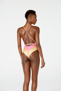 Model Back: Blueman One-Piece Maio Natasha Degrade Mentos