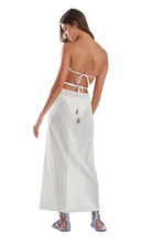 Carregar imagem no visualizador da galeria, Model Back: Blueman Beach Skirt Saia Transpasse Buzios Cru
