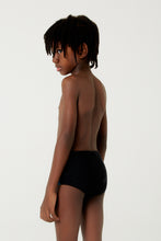 Carregar imagem no visualizador da galeria, Model Back: Blueman Boy&#39;s Swimwear Sunga Army Tripe Color Ver24 Preto
