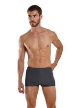 Carregar imagem no visualizador da galeria, Model Front: Blueman Sunga / Boxer Sunga Berlim Colonia Cinza
