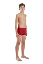 Carregar imagem no visualizador da galeria, Model Front: Blueman Boy&#39;s Swimwear Sunga Berlim Fit Vermelho
