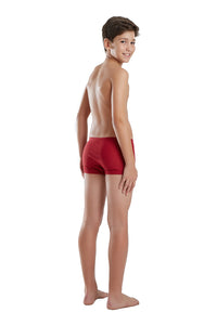 Model Back: Blueman Boy's Swimwear Sunga Berlim Fit Vermelho