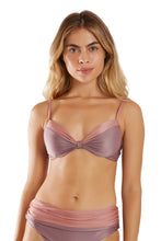 Carregar imagem no visualizador da galeria, Gallery: Blueman Top Top Bardot Bicolor Roxo

