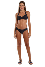 Carregar imagem no visualizador da galeria, Model Front: Blueman Top Top Ibiza Liso Preto
