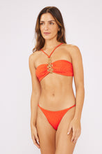 Carregar imagem no visualizador da galeria, Image 03: Blueman Top Top Laranja-Jacquard Duna
