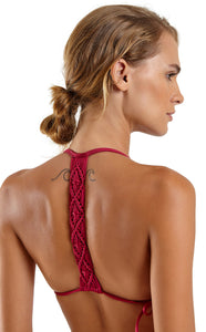Image 05: Blueman Top Top Max Macrame Liso Rosa