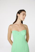 Carregar imagem no visualizador da galeria, Image 03: Blueman Midi Dress Vestido Fenda Liso Color
