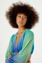 Carregar imagem no visualizador da galeria, Image 05: Blueman Maxi Dresses Vestido Longo Resort Degrade Sky Barrado
