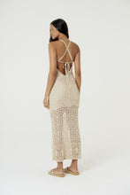 Carregar imagem no visualizador da galeria, Model Back: Blueman Beach Dresses Vestido Longo Tricot Lurex

