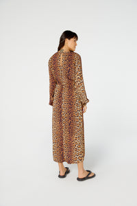 Image 05: Blueman Maxi Dresses Vestido Midi Manga Vivian Pintada