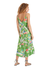 Model Back: Blueman Maxi Dresses Vestido Midi Rafaela Vanguarda