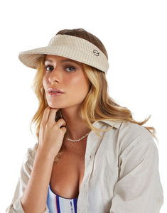 Model Front: Blueman Visor Viseira Palha Cru