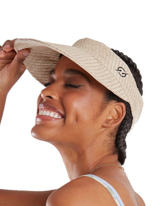 Model Back: Blueman Visor Viseira Palha Cru