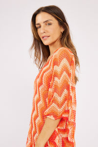 Laranja Midi Dress Tricot